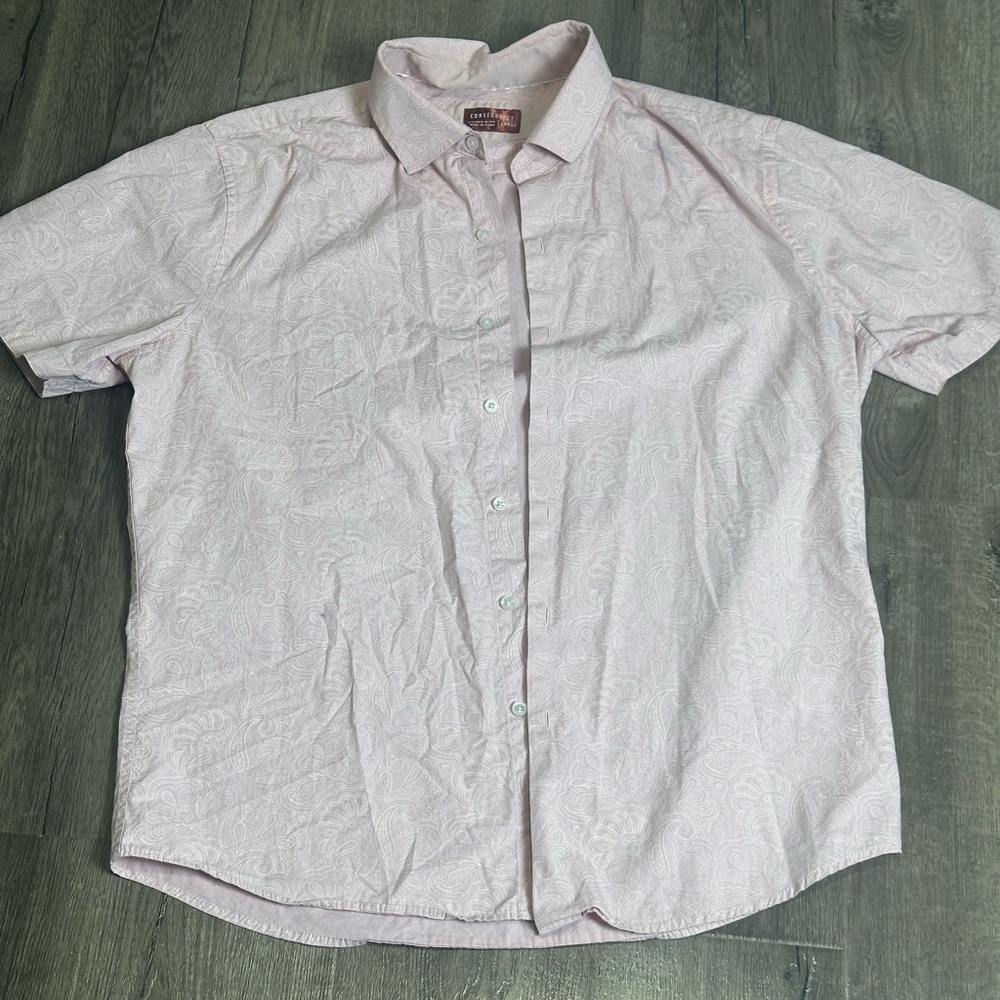 Consequence Casual Pink Shirt